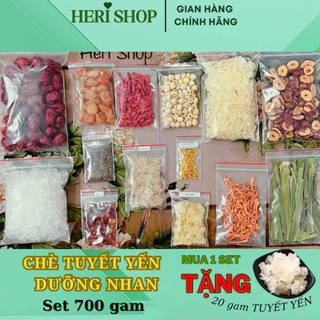 SET 700g Chè Dưỡng Nhan Tuyết Yến - 14vị