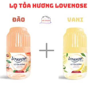 Lọ để thơm phòng Lovenose dung tích 180ml, lọ khử mùi phòng hương nho đào thơm lâu tới 60 ngày