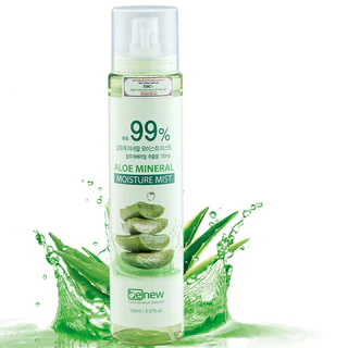 HÀNG CHÍNH HÃNG- Xịt Khoáng Cấp Nước Dưỡng Ẩm Trắng Da Từ Lô Hội Thảo Dược ALOE 99% BENEW Hàn Quốc ( Chai Lớn 150ml)