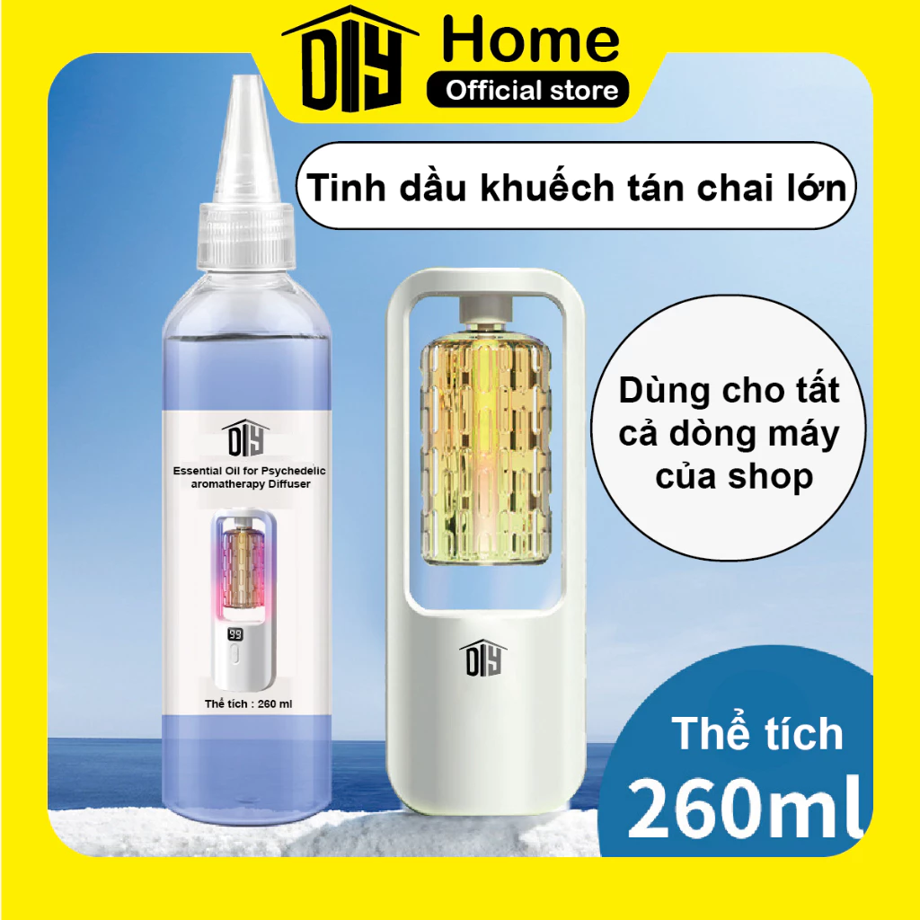[Mới Ra Mắt] Tinh dầu xông phòng 260ml thiên nhiên dùng cho máy PW JD G series lưu hương lâu