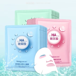 Mặt Nạ Giấy Dưỡng Da Cấp Ẩm Trắng Da Ngừa Mụn Thải Độc Mask Đắp Mặt HA IMAGES Nội Địa Trung MOCHI SHOP Trà Xanh