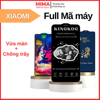 Cường lực Kingkog Redmi 13c 12 12c 10 10c 9 9A 9C 9T A1 A2 Note 13 12 12s 11 11s 10 10s 9 8 Pro  K60 K50 K40 K30 K20 (M)