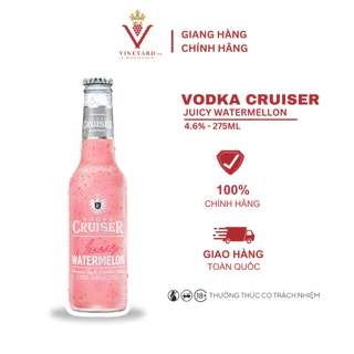 Nước Trái Cây Lên Men Úc Vodka Cruiser Juicy Watermelon 4.6% 275ml