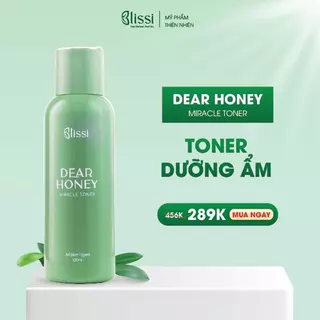 Nước cân bằng da dưỡng ẩm Blissi Dearhoney - Dearhoney Miracle Toner 120ml