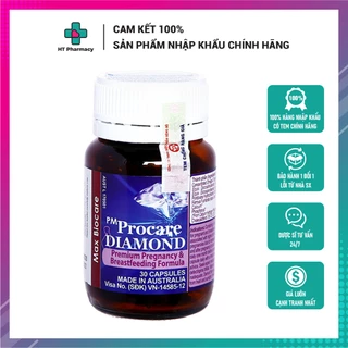 PM Procare Diamond - Vitamin Tổng Hợp Cho Phụ Nữ Có Thai Và Cho Con Bú (Hộp 30 Viên)