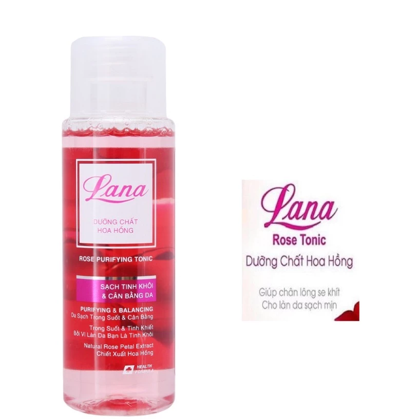 Nước hoa hồng sạch nhờn và kiểm soát mụn Lana 150ml