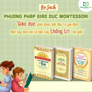 Sách: Combo 3 Cuốn: Phương Pháp Giáo Dục Montessori