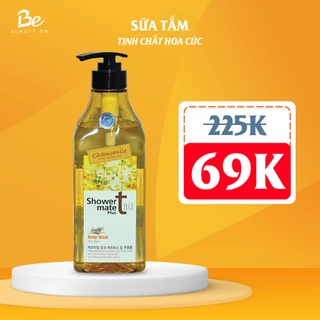 Sữa tắm tinh chất hoa cúc làm mềm da Showermate body natrure herb tea 550ml