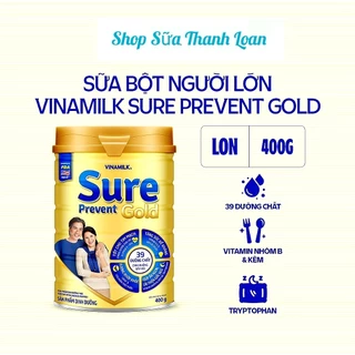 [HSD T1-2026] SỮA BỘT VINAMILK SURE PREVENT GOLD 400G