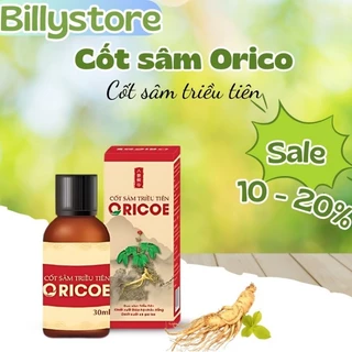 Cốt sâm triều tiên Oricoe tăng cường sức khỏe thể lực cho cơ thể chai nhỏ 30ml