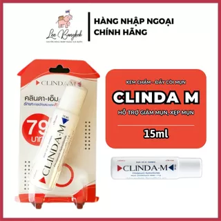 [Chuẩn Thái] Kem Chấm Mụn, Đẩy Còi Mụn Clinda-m 79 Mới Tinh Chất, Serum Hỗ Trợ Giảm, Xẹp Mụn Thái Lan 15ml