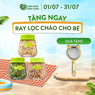 Set 3 hạt ăn dặm hữu cơ siêu canxi Mămmy cho bé ăn dặm: Yến Mạch, Đậu Gà, Đậu Hà Lan