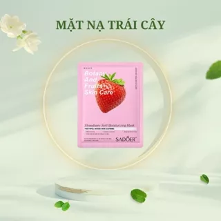 [X1MNTC] Mặt Nạ Trái Cây Dưỡng Da, Mặt Nạ Dưỡng Trắng Cấp Ẩm Mờ Thâm Bổ Sung Collagen Tinh Chất