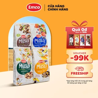 Ngũ cốc dinh dưỡng cao cấp Emco Musli 750g nhiều vị