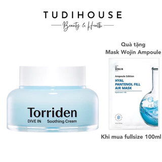 kem dưỡng Torriden Low Molecular Hyaluronic Acid Soothing Cream 100ml