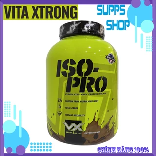 WHEY ISO PRO VitaXtrong 5LBS 66 lần dùng - whey thủy phân tăng cơ phục hồi cơ bắp