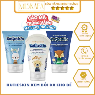 KUTIESKIN Kem bôi da tự nhiên chăm sóc làn da bé (Kem Dưỡng Ẩm / Chàm Sữa, lác sữa / Mẩn Ngứa, Hăm)