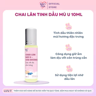 Chai Lăn Tinh Dầu Làm Dịu Vết Côn Trùng Cắn Mù U Và Oải Hương 10ml BuB&MuM