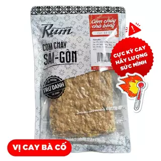 [CAY KHÓC THÉT] RỤM - CƠM CHÁY CHÀ BÔNG TRUYỀN THỐNG VỊ CAY BÀ CỐ 200G (MỘT MIẾNG LẺ)