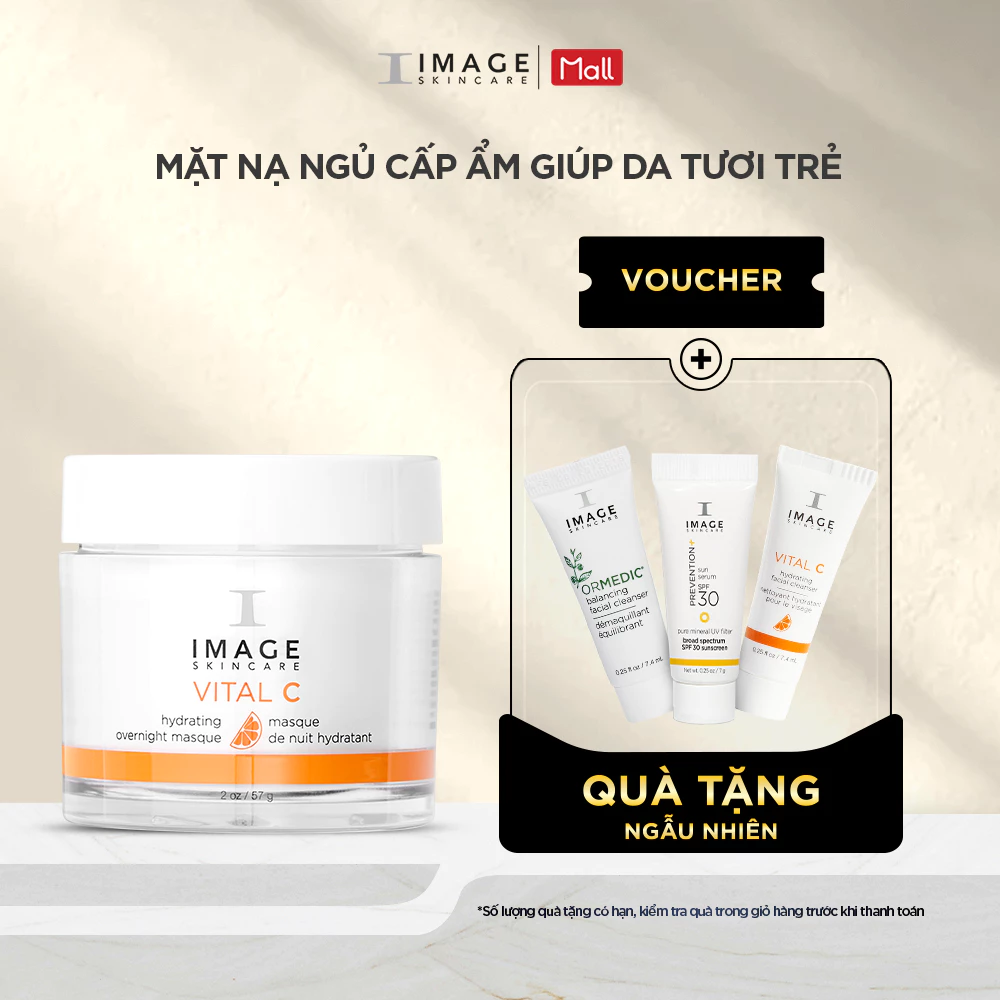 Mặt nạ ngủ thanh lọc, giữ ẩm và tăng sinh collagen ban đêm - Vital C Hydrating Overnight Masque 57g