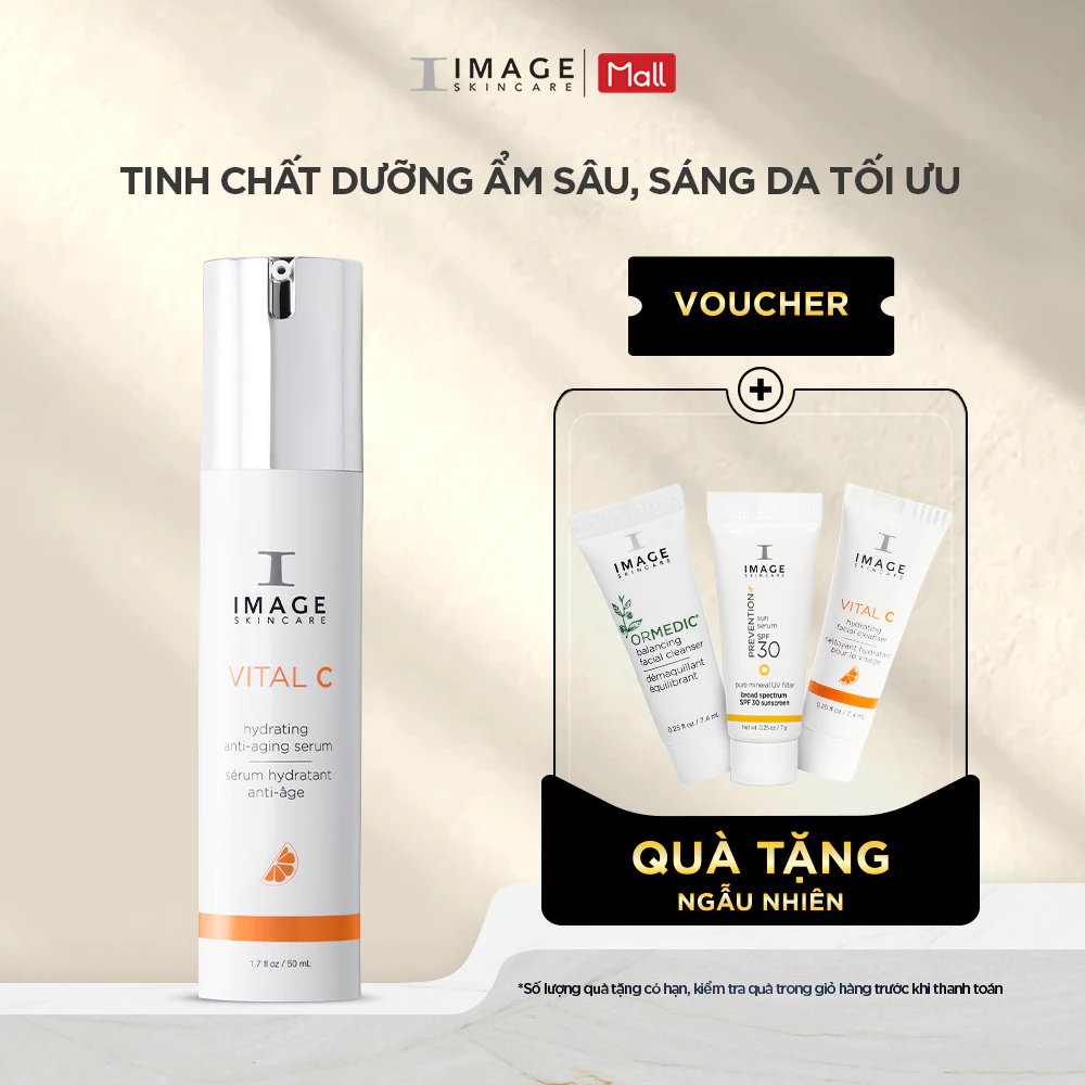 Serum phục hồi hàng rào bảo vệ tăng tính đàn hồi IMAGE SKINCARE VITAL C Hydrating Anti - Aging Serum 50ml