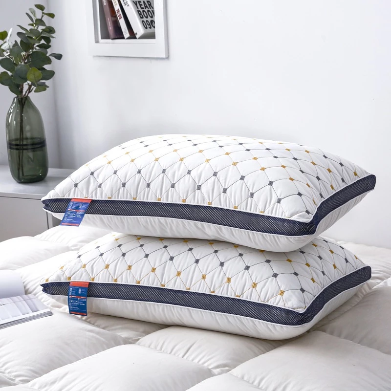 Gối Kim Cương Hoàng Gia, Gối Trần Trám Kháng Khuẩn Cao Cấp HÀNG TỐT_5sbedding