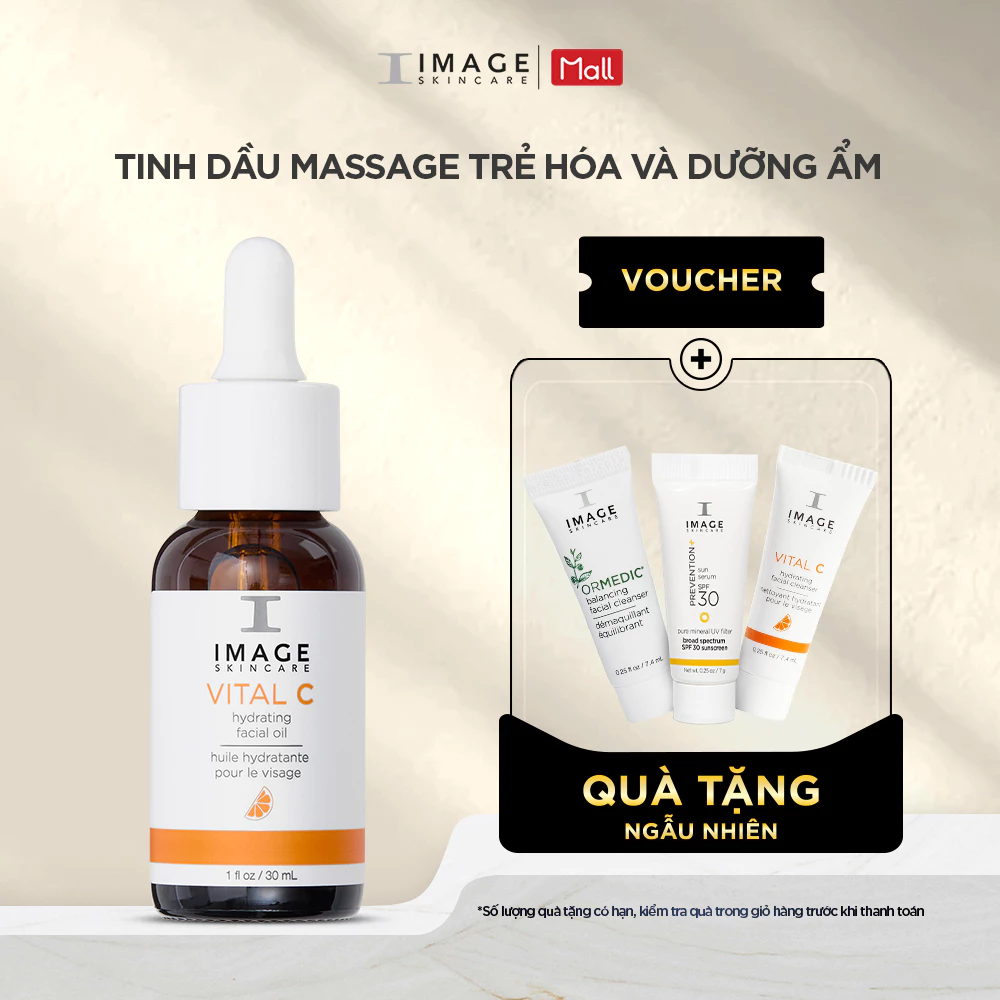 Tinh dầu massage tăng sinh collagen và dưỡng ẩm tối ưu cho da Vital C Hydrating Facial Oil 30ml