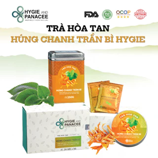 Trà Húng Chanh Trần Bì Hygie 50g/250g giúp giải cảm, tăng sức đề kháng