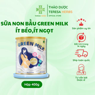 Sữa bột cho bà bầu Green Milk Ít béo, ít ngọt, dễ uống Lon 400g