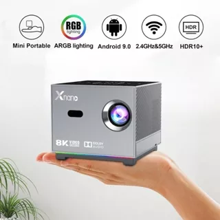 Máy chiếu xnano android 11, máy chiếu yg530 full hd hỗ trợ 4K kết nối không dây cự nét [Rẻ nhất Sàn]