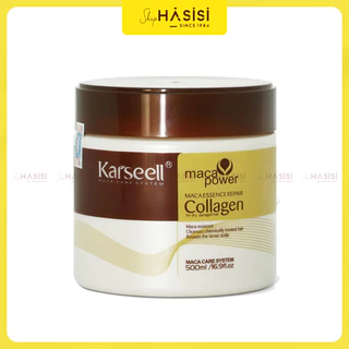 Kem Hấp Tóc Collagen KARSEELL - Maca Essence Repair Collagen 500ml(Dạng Hũ)