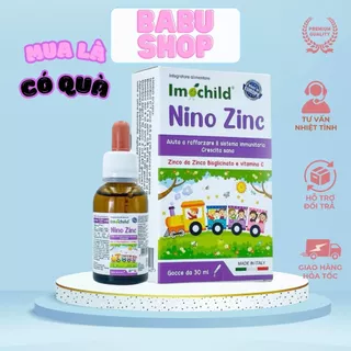 Kẽm Nhỏ Giọt Nino ZinC IMOCHILD Cho Trẻ Từ Sơ Sinh, Cải Thiện Biếng Ăn, Đề Kháng Khỏe - 30ml