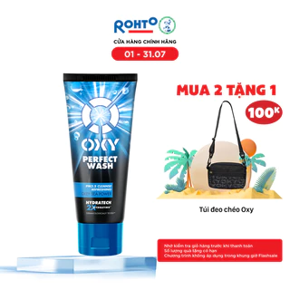 Sữa rửa mặt cho nam Oxy sạch sâu mát lạnh dạng kem Oxy Perfect Wash 100g