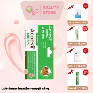 Kem Giảm Mụn Bọc, Mụn Mủ, Mụn Trứng Cá Acnevir Santafa - Tuýp 10gr