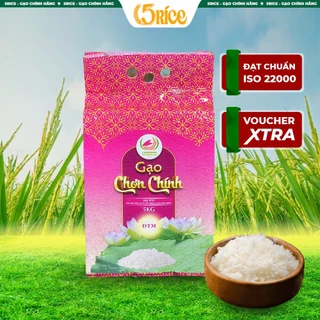 Gạo Chơn Chính ST25 - Túi 5kg - Gạo thượng hạng thơm dẻo, đậm vị chính hãng 5RICE