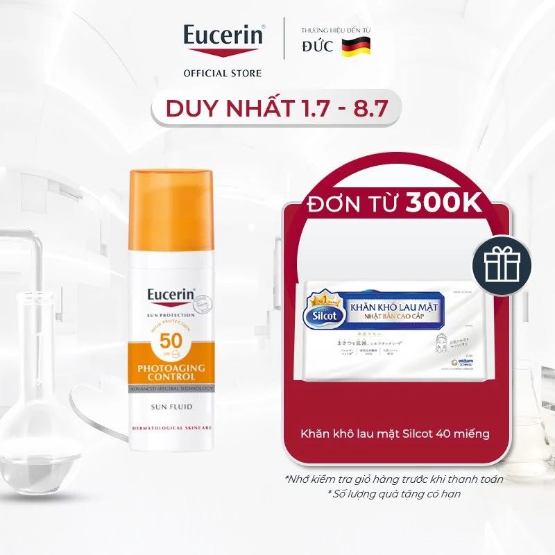 Kem chống nắng ngăn ngừa lão hóa Eucerin Sun Photoaging Control SPF 50+ 50ml