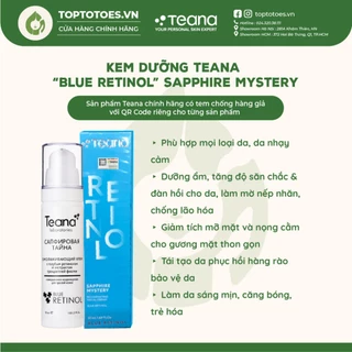 Kem dưỡng Teana Rejuvenating Cream Sapphire Mystery trẻ hóa da với Blue Retinol 50ml