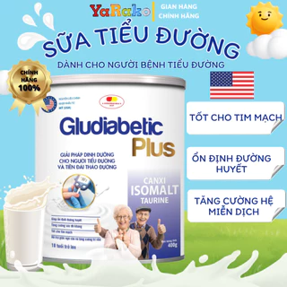 Sữa Bột Cho Người Tiểu Đường Gludiabetic Plush Lon 400 gram