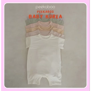 Suit cài đũng BAMBOO Peekaboo chính hãng vải sợi tre mềm mát cho bé mặc hè