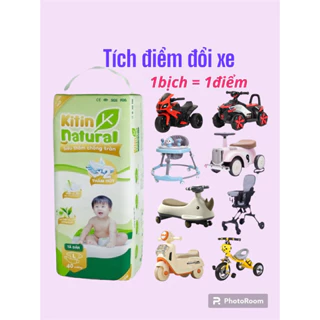 [TÍCH ĐIỂM] Bỉm dán/quần Kitin Natural tinh chất trà xanh đủ size NB-3XL