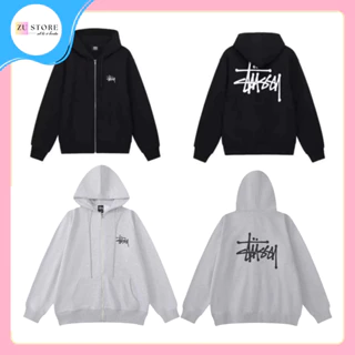 Áo Khoác Hoodie Zip Nam/Nữ STUSSY Trẻ Trung Vải Nỉ Dày Dặn Siêu Mịn Hàng Cao Cấp Chuẩn Form