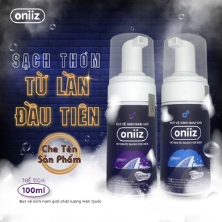 Bọt vệ sinh nam giới Oniiz - Dung dịch vệ sinh nam giới tạo bọt hương cuốn hút 100ml