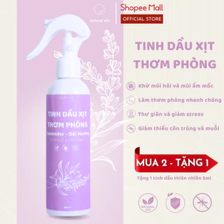 Xịt Thơm Phòng Tinh Dầu Thiên Nhiên Hoa Oải Hương CLOU - Thơm Phòng, Thư Giãn, Đuổi Muỗi, Diệt Khuẩn