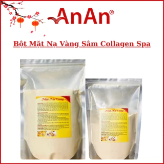 Bột Mặt Nạ Dẻo Vàng Sâm Collagen | Mặt Nạ Trắng Da Đắp Mặt Se Khít Lỗ Chân Lông Gói 500g 1000g