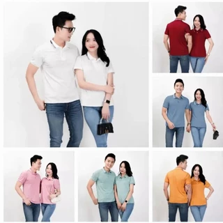 ÁO POLO NAM NỮ Viền cổ trẻ trung sang trọng. Vải thun cotton co giãn 4 chiều