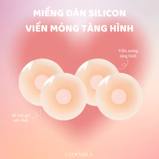 Miếng dán ngực silicon tàng hình che đầu ti siêu bám sử dụng nhiều lần THE CELYNBRA - D03