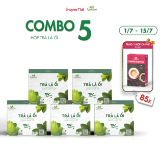 Combo 5 hộp Trà lá ổi túi lọc Goce - 5x40g