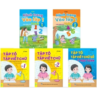 Sách - Combo 5 cuốn Tập tô tập viết chữ, số và học Toán - ndbooks