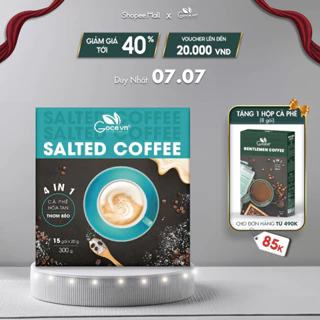 Salted Coffee Goce - Cafe Muối hòa tan 4 trong 1 - 300g (15 gói x 20g)