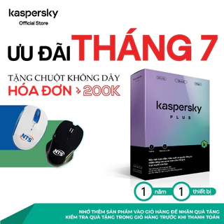 Phần mềm diệt virus Kaspersky Plus 1 Thiết bị/năm - Hàng chính hãng